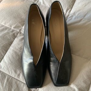 COS Black Leather Heels